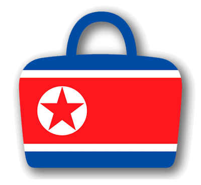 朝鮮民主主義人民共和国（北朝鮮）の国旗-バッグ
